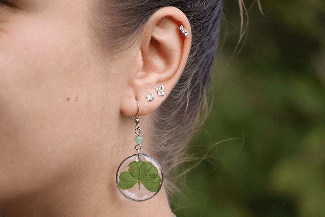 Boucles d'oreilles - Le Trèfle d'Âme