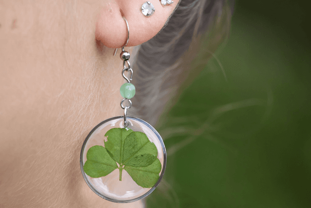 Boucles d&#039;oreilles - Le Trèfle d&#039;Âme